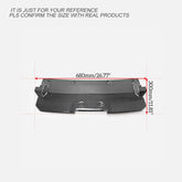 Nissan GTR R35 CBA DBA 2008 2009 2010 2011 2012 2013 2014 2015 2016 with Aftermarket Parts - TS Style Replacement Rear Under Bumper Carbon Fiber / FRP from EPR USA